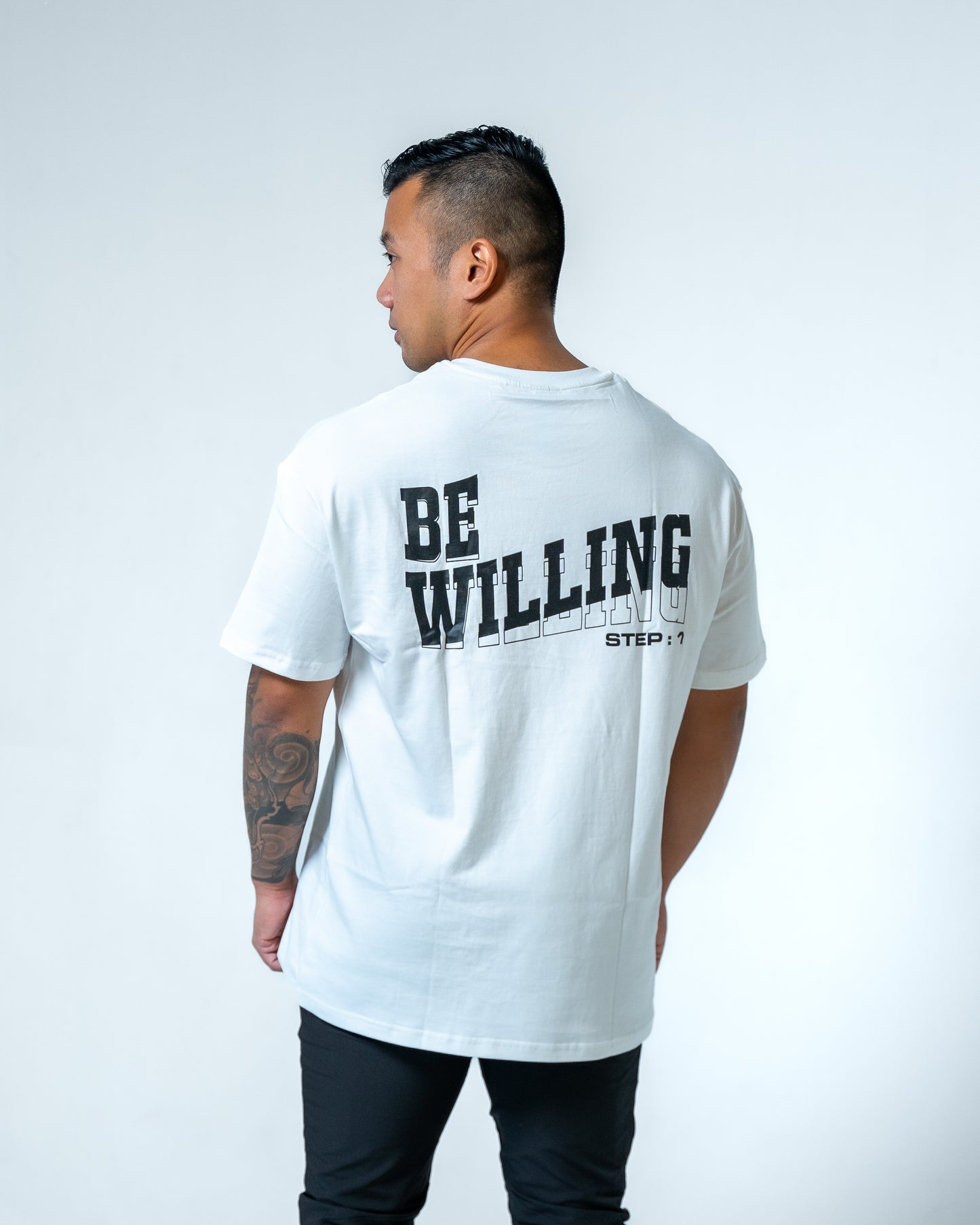 Be Willing Tee - White