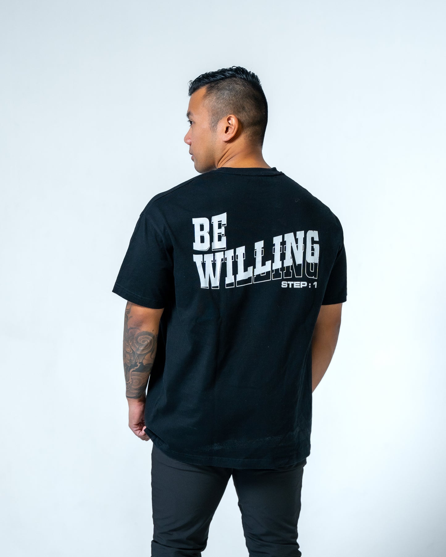 Be Willing Tee - Black