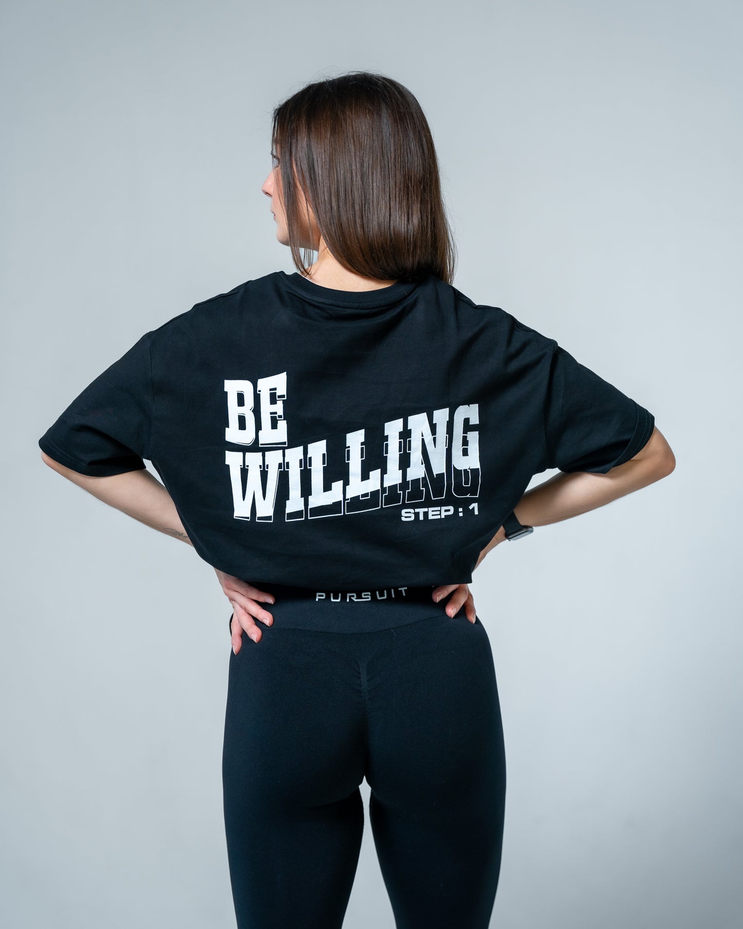 Be Willing Tee - Black