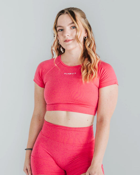 Identity Seamless Crop - Hot Pink